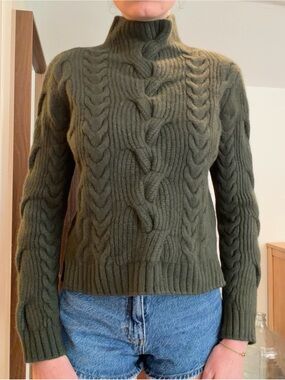 Alashan Cashmere Green Sweater